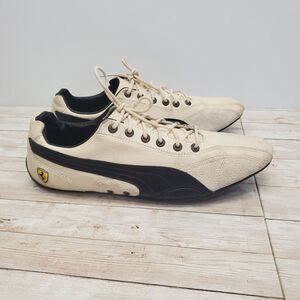 Vintage 90s Y2K‎ Puma Ferrari White Sneakers Womens size 10